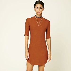 High-Neck Bodycon Dress